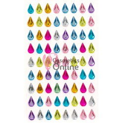 Strasuri din acril pentru make-up cu adeziv SGS005BB Color de 6-10mm 72 buc MJ 1195984